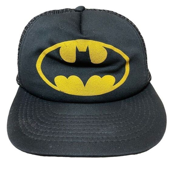 Rare 1980’s Batman Snapback Trucker Hat - Picture 1 of 5